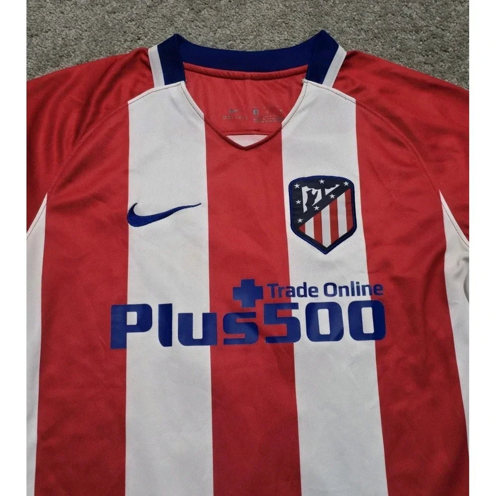 2017 Atletico Madrid‎ Home Football Shirt #11 Camilo Jersey Nike Mens S